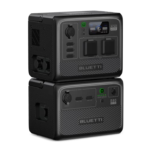 bluettiポータブル電源　AC60 B80セット Amazon.co.jp: BLUETTI ポータブル電源 AC60+B80 拡張バッテリー